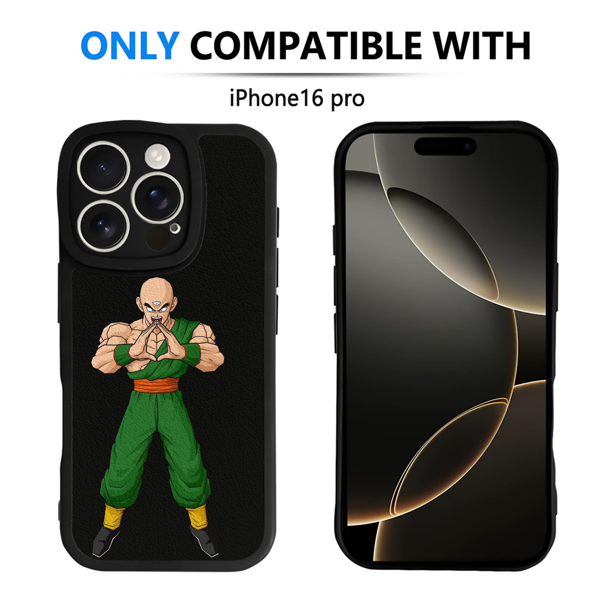 （画像用） ドラゴンボール DRAGON BALL 【iPhone 16シリーズ対応】シリコンスマホケース（レザー調） 材質：シリコン
